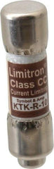 Cooper Bussmann - 600 VAC, 10 Amp, Fast-Acting General Purpose Fuse - Fuse Holder Mount, 1-1/2" OAL, 200 at AC (RMS) kA Rating, 13/32" Diam - A1 Tooling