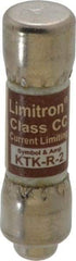 Cooper Bussmann - 600 VAC, 2 Amp, Fast-Acting General Purpose Fuse - Fuse Holder Mount, 1-1/2" OAL, 200 at AC (RMS) kA Rating, 13/32" Diam - A1 Tooling