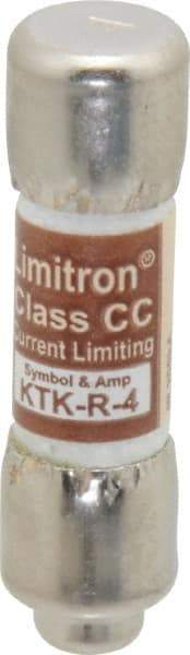 Cooper Bussmann - 600 VAC, 4 Amp, Fast-Acting General Purpose Fuse - Fuse Holder Mount, 1-1/2" OAL, 200 at AC (RMS) kA Rating, 13/32" Diam - A1 Tooling