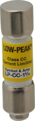 Cooper Bussmann - 300 VDC, 600 VAC, 1.6 Amp, Time Delay General Purpose Fuse - Fuse Holder Mount, 1-1/2" OAL, 20 at DC, 200 at AC (RMS) kA Rating, 13/32" Diam - A1 Tooling