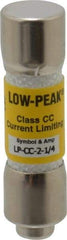 Cooper Bussmann - 300 VDC, 600 VAC, 2.25 Amp, Time Delay General Purpose Fuse - Fuse Holder Mount, 1-1/2" OAL, 20 at DC, 200 at AC (RMS) kA Rating, 13/32" Diam - A1 Tooling