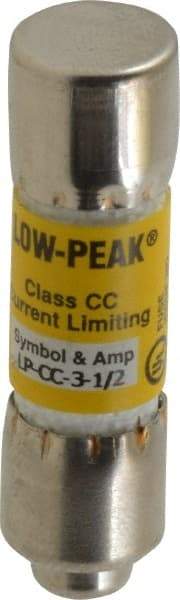 Cooper Bussmann - 150 VDC, 600 VAC, 3.5 Amp, Time Delay General Purpose Fuse - Fuse Holder Mount, 1-1/2" OAL, 20 at DC, 200 at AC (RMS) kA Rating, 13/32" Diam - A1 Tooling