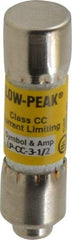 Cooper Bussmann - 150 VDC, 600 VAC, 3.5 Amp, Time Delay General Purpose Fuse - Fuse Holder Mount, 1-1/2" OAL, 20 at DC, 200 at AC (RMS) kA Rating, 13/32" Diam - A1 Tooling