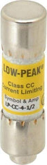 Cooper Bussmann - 150 VDC, 600 VAC, 4.5 Amp, Time Delay General Purpose Fuse - Fuse Holder Mount, 1-1/2" OAL, 20 at DC, 200 at AC (RMS) kA Rating, 13/32" Diam - A1 Tooling