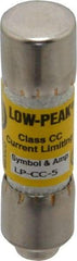 Cooper Bussmann - 150 VDC, 600 VAC, 5 Amp, Time Delay General Purpose Fuse - Fuse Holder Mount, 1-1/2" OAL, 20 at DC, 200 at AC (RMS) kA Rating, 13/32" Diam - A1 Tooling