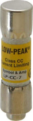 Cooper Bussmann - 150 VDC, 600 VAC, 7 Amp, Time Delay General Purpose Fuse - Fuse Holder Mount, 1-1/2" OAL, 20 at DC, 200 at AC (RMS) kA Rating, 13/32" Diam - A1 Tooling