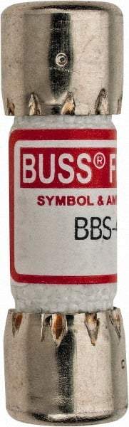 Cooper Bussmann - 600 VAC, 0.4 Amp, Fast-Acting General Purpose Fuse - Fuse Holder Mount, 1-3/8" OAL, 10 at AC kA Rating, 13/32" Diam - A1 Tooling