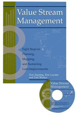 Made in USA - Value Stream Management: Eight Steps to Planning, Mapping, and Sustaining Lean Improvements Publication with CD-ROM, 1st Edition - by Don Tapping, Tom Luyster & Tom Shuker, 2002 - A1 Tooling