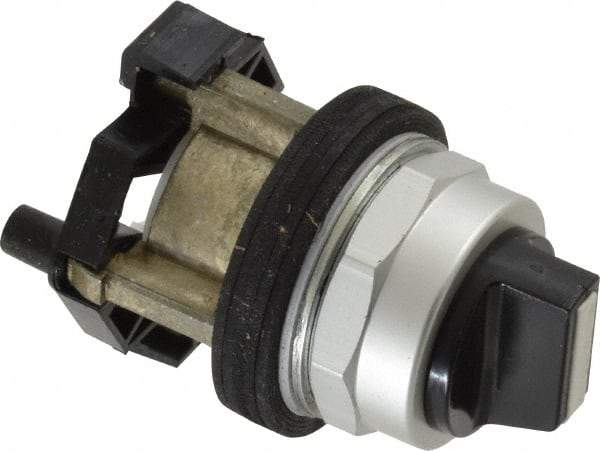 Eaton Cutler-Hammer - 30-1/2mm Mount Hole, 3 Position, Knob Operated, Selector Switch Only - Black, Maintained (MA) - Maintained (MA) - Maintained (MA), Nonilluminated, Oil and Watertight - A1 Tooling