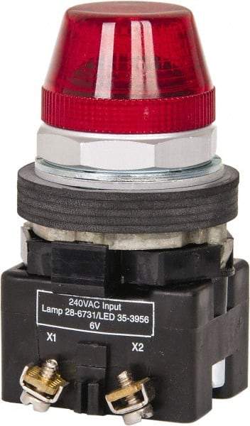 Eaton Cutler-Hammer - 30-1/2mm Mount Hole, Pushbutton Switch - Illuminated - A1 Tooling