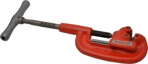 Ridgid - 1/8" to 2" Pipe Capacity, Wide Roll Pipe Cutter - Cuts Steel - A1 Tooling