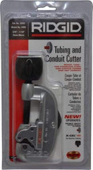 Ridgid - 3/16" to 1-1/8" Pipe Capacity, Tube Cutter - Cuts Copper, Aluminum, Brass - A1 Tooling