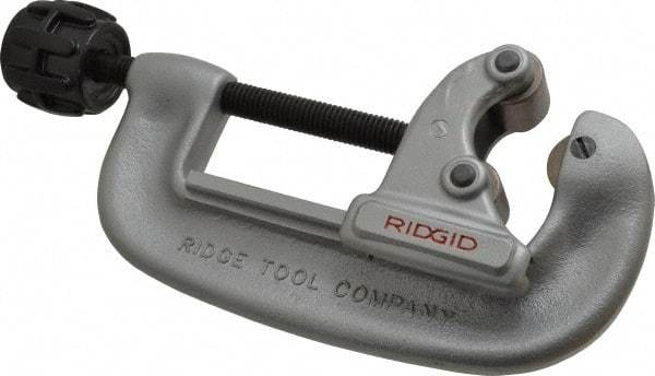 Ridgid - 1" to 3-1/8" Pipe Capacity, Screw Feed Tubing Cutter - Cuts Copper, Aluminum, Brass - A1 Tooling