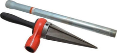 Ridgid - 1/8 to 2 Pipe Capacity, Straight Pipe Reamer with Handle - Cuts Metallic Tubing - A1 Tooling