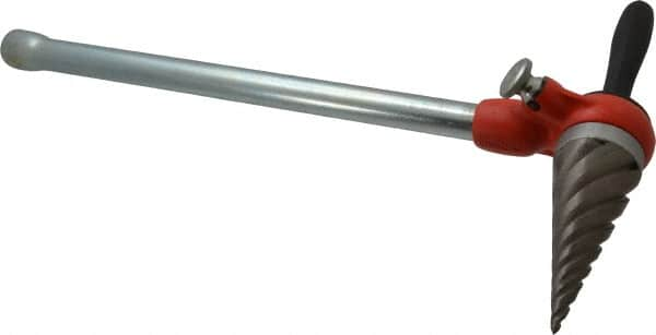 Ridgid - 1/4 to 2 Pipe Capacity, Spiral Pipe Reamer with Handle - Cuts Metallic Tubing - A1 Tooling