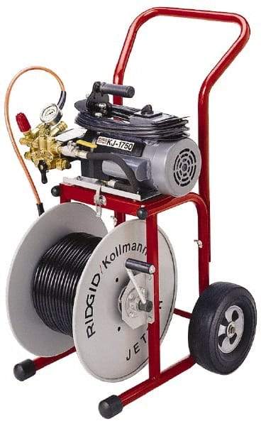 Ridgid - Electric Battery Drain Cleaning Machine - For 1-1/4" to 4" Pipe, 110' Cable - A1 Tooling