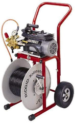 Ridgid - Electric Battery Drain Cleaning Machine - For 1-1/4" to 4" Pipe, 110' Cable - A1 Tooling