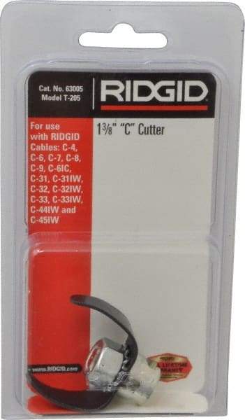 Ridgid - Drain Cleaning Machine C-Cutter - For Use with Models K39, K50, K375, K3800 & K380 - A1 Tooling