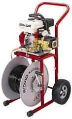 Ridgid - Gasoline Battery Drain Cleaning Machine - For 1-1/4" to 6" Pipe, 110' Cable - A1 Tooling