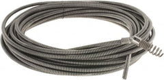 Ridgid - 5/16" x 50' Drain Cleaning Machine Cable - Drophead, 3/4" to 1-1/2" Pipe, Use with Models K39, K40 & K50 - A1 Tooling