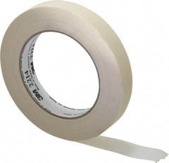 3M - 3/4" Wide x 60 Yd Long Tan Paper Masking Tape - Series 2214, 5.4 mil Thick, 23 In/Lb Tensile Strength - A1 Tooling