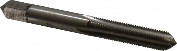 Made in USA - 5/16-27 UNS 4 Flute Bright Finish High Speed Steel Straight Flute Standard Hand Tap - Bottoming, Right Hand Thread, 2-23/32" OAL, H3 Limit, Oversize - A1 Tooling