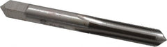 Made in USA - 5/16-40 UNS 4 Flute Bright Finish High Speed Steel Straight Flute Standard Hand Tap - Bottoming, Right Hand Thread, 2-23/32" OAL, H2 Limit, Oversize - Exact Industrial Supply