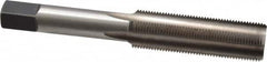 Made in USA - 1/2-28 UNEF 4 Flute Bright Finish High Speed Steel Straight Flute Standard Hand Tap - Bottoming, Right Hand Thread, 3-3/8" OAL, H3 Limit, Oversize - Exact Industrial Supply