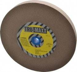 Tru-Maxx - 120 Grit Aluminum Oxide Bench & Pedestal Grinding Wheel - 10" Diam x 1-1/4" Hole x 1" Thick, 3250 Max RPM, P Hardness, Fine Grade , Vitrified Bond - A1 Tooling