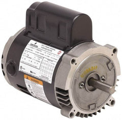 US Motors - 1/3 hp, ODP Enclosure, Manual Thermal Protection, 1,625 RPM, 115 Volt, 60/50 Hz, Single Phase Permanent Split Capacitor (PSC) Motor - Size 56 Frame, Cradle Mount, 1 Speed, Ball Bearings, 3.9/4.2 Full Load Amps, B Class Insulation, Reversible - A1 Tooling