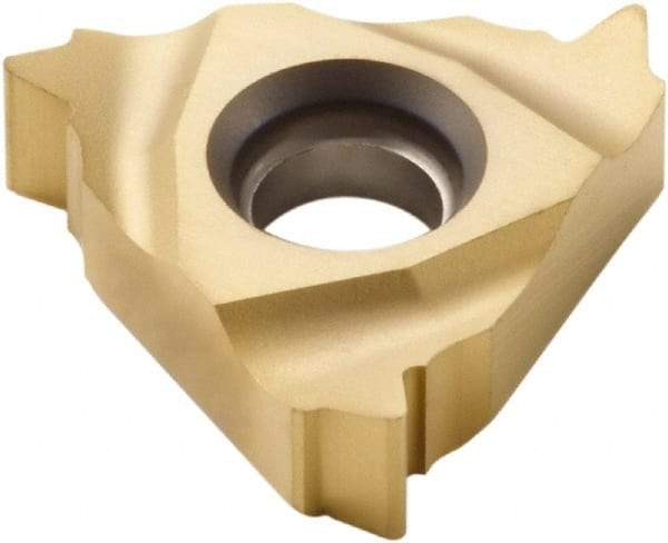 Seco - 11NR Internal Right Hand 19 Whitworth Laydown Threading Insert - Grade CP500, TiAlN/TiN Coated Carbide, 6.35mm Inscribed Circle - A1 Tooling