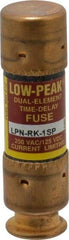 Cooper Bussmann - 125 VDC, 250 VAC, 1 Amp, Time Delay General Purpose Fuse - Fuse Holder Mount, 50.8mm OAL, 100 at DC, 300 at AC (RMS) kA Rating, 9/16" Diam - A1 Tooling