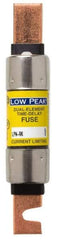 Cooper Bussmann - 250 VAC/VDC, 600 Amp, Time Delay General Purpose Fuse - Bolt-on Mount, 10-3/8" OAL, 100 at DC, 300 at AC (RMS) kA Rating, 2-9/16" Diam - A1 Tooling