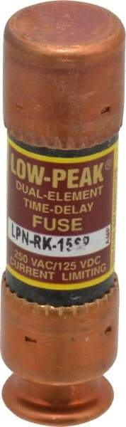 Cooper Bussmann - 125 VDC, 250 VAC, 15 Amp, Time Delay General Purpose Fuse - Fuse Holder Mount, 50.8mm OAL, 100 at DC, 300 at AC (RMS) kA Rating, 9/16" Diam - A1 Tooling