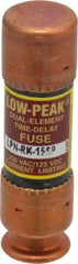 Cooper Bussmann - 125 VDC, 250 VAC, 15 Amp, Time Delay General Purpose Fuse - Fuse Holder Mount, 50.8mm OAL, 100 at DC, 300 at AC (RMS) kA Rating, 9/16" Diam - A1 Tooling