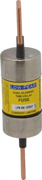 Cooper Bussmann - 250 VAC/VDC, 200 Amp, Time Delay General Purpose Fuse - Bolt-on Mount, 7-1/8" OAL, 100 at DC, 300 at AC (RMS) kA Rating, 1-9/16" Diam - A1 Tooling