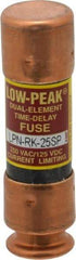 Cooper Bussmann - 125 VDC, 250 VAC, 25 Amp, Time Delay General Purpose Fuse - Bolt-on Mount, 50.8mm OAL, 100 at DC, 300 at AC (RMS) kA Rating, 9/16" Diam - A1 Tooling