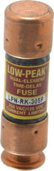 Cooper Bussmann - 125 VDC, 250 VAC, 30 Amp, Time Delay General Purpose Fuse - Fuse Holder Mount, 50.8mm OAL, 100 at DC, 300 at AC (RMS) kA Rating, 9/16" Diam - A1 Tooling