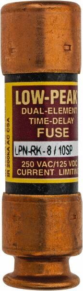 Cooper Bussmann - 125 VDC, 250 VAC, 0.8 Amp, Time Delay General Purpose Fuse - Fuse Holder Mount, 50.8mm OAL, 100 at DC, 300 at AC (RMS) kA Rating, 9/16" Diam - A1 Tooling