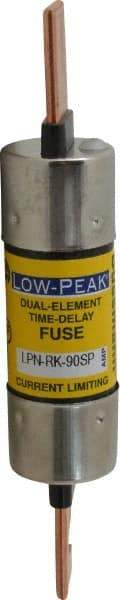 Cooper Bussmann - 250 VAC/VDC, 90 Amp, Time Delay General Purpose Fuse - Bolt-on Mount, 5-7/8" OAL, 100 at DC, 300 at AC (RMS) kA Rating, 1-1/16" Diam - A1 Tooling