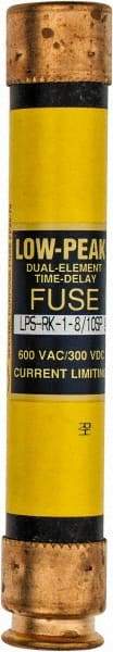 Cooper Bussmann - 300 VDC, 600 VAC, 1.8 Amp, Time Delay General Purpose Fuse - Fuse Holder Mount, 127mm OAL, 100 at DC, 300 at AC (RMS) kA Rating, 13/16" Diam - A1 Tooling