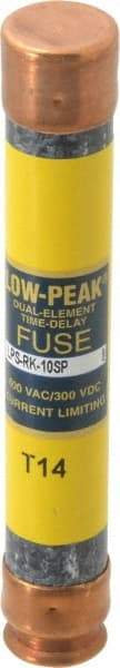 Cooper Bussmann - 300 VDC, 600 VAC, 10 Amp, Time Delay General Purpose Fuse - Fuse Holder Mount, 127mm OAL, 100 at DC, 300 at AC (RMS) kA Rating, 13/16" Diam - A1 Tooling