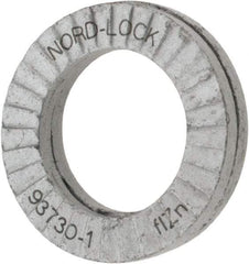 Nord-Lock - 5/16", 0.534" OD, Zinc Flake, Steel Wedge Lock Washer - Grade 2, 0.336 to 0.344" ID - A1 Tooling