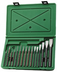 SK - 16 Piece Punch & Chisel Set - A1 Tooling