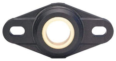 Igus - 12mm ID, 56.7mm OAL2-Bolt Flange Bearing - 247 Lb Dyn Cap, 41" Btw Mnt Hole Ctrs, Thermoplastic - A1 Tooling