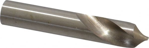 Interstate - 1/4" Body Diam, 90°, 1-1/2" OAL, High Speed Steel Spotting Drill - A1 Tooling