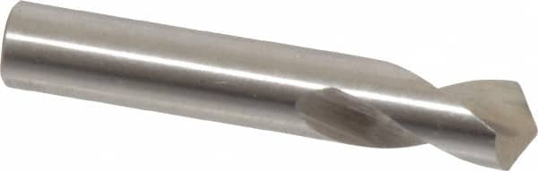 Interstate - 1/4" Body Diam, 118°, 1-1/2" OAL, High Speed Steel Spotting Drill - Exact Industrial Supply