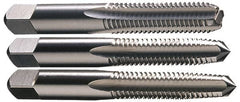 Hertel - #10-24 UNC, 4 Flute, Bottoming, Plug & Taper, Bright Finish, High Speed Steel Tap Set - 2-3/8" OAL, 2B/3B Class of Fit - A1 Tooling