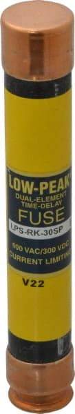 Cooper Bussmann - 300 VDC, 600 VAC, 30 Amp, Time Delay General Purpose Fuse - Fuse Holder Mount, 127mm OAL, 100 at DC, 300 at AC (RMS) kA Rating, 13/16" Diam - A1 Tooling