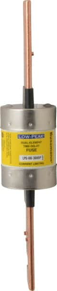 Cooper Bussmann - 300 VDC, 600 VAC, 300 Amp, Time Delay General Purpose Fuse - Bolt-on Mount, 11-5/8" OAL, 100 at DC, 300 at AC (RMS) kA Rating, 2-9/16" Diam - A1 Tooling